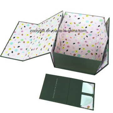 Customized Logo Printing Rigid Cardboard Foldable Paper Packaging Storage Gift Box